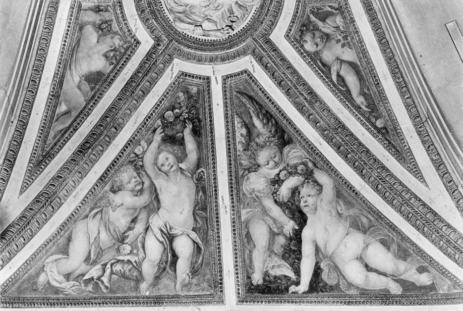 angeli (dipinto, opera isolata) di Bossi Cristoforo (attribuito) (sec. XVI)