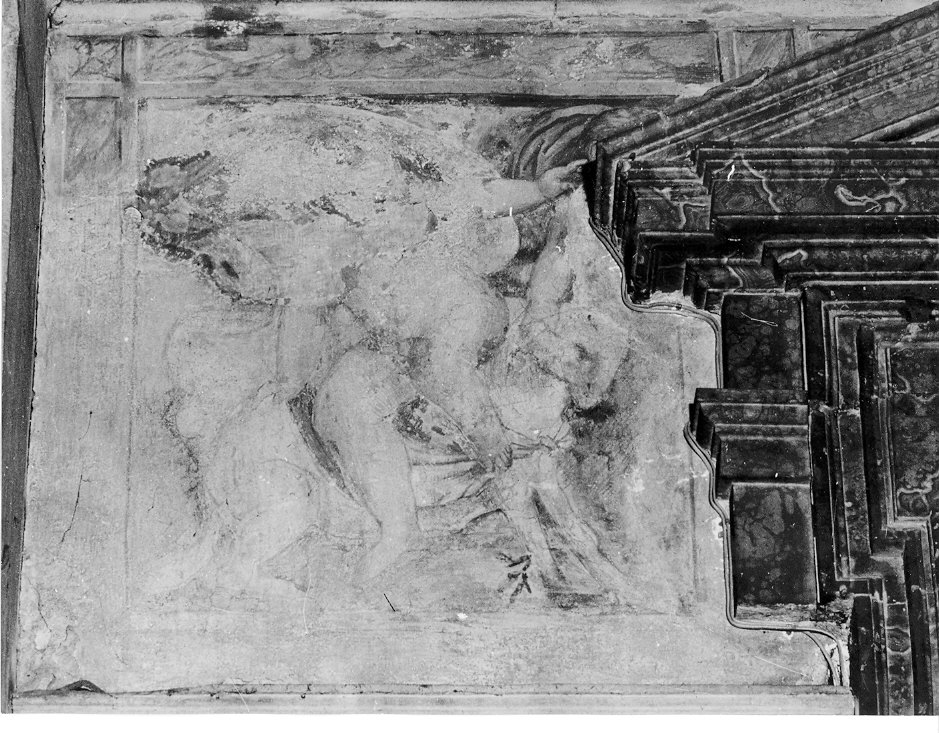 putti con pecorella (dipinto, opera isolata) di Piazza Callisto (attribuito) (metà sec. XVI)