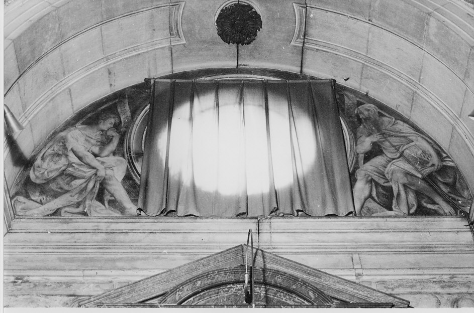 Daniele e un profeta (dipinto, opera isolata) di Piazza Callisto (attribuito) (metà sec. XVI)