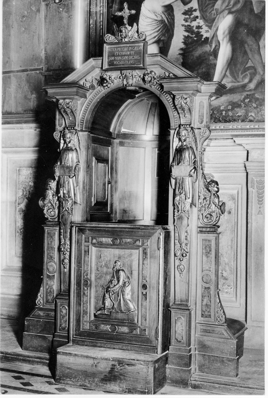 confessionale, opera isolata - bottega lombarda (sec. XIX)