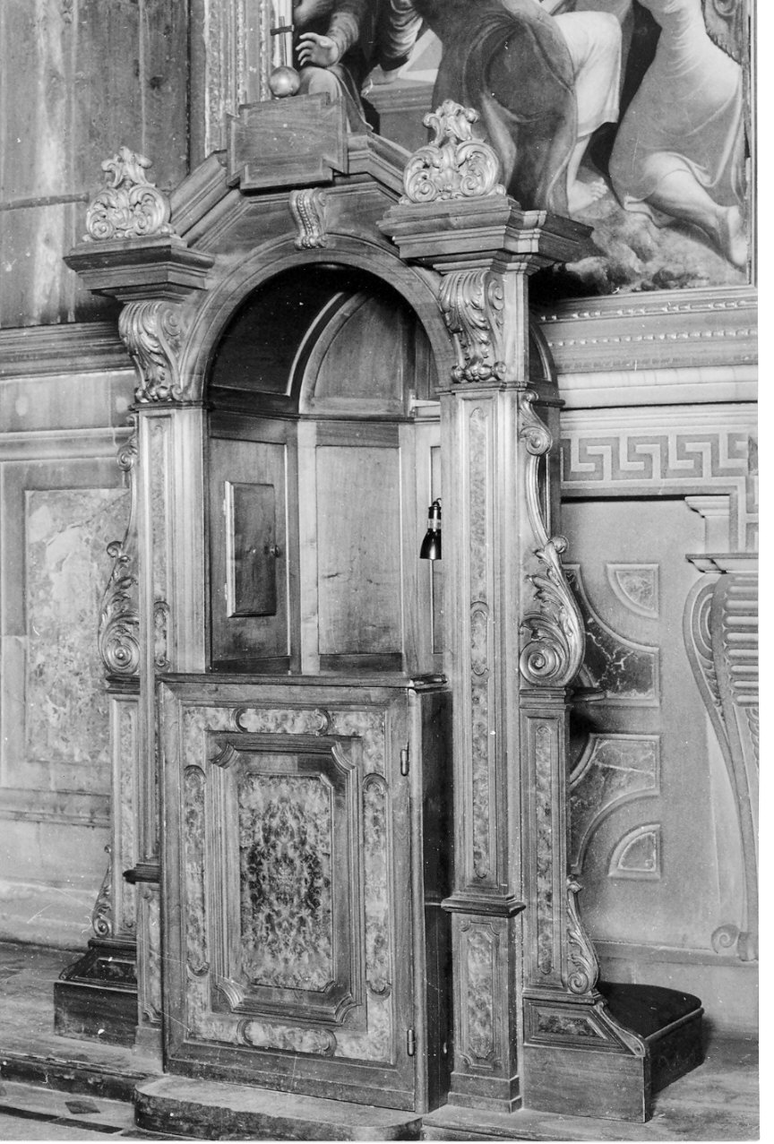 confessionale, opera isolata - bottega lombarda (sec. XIX)