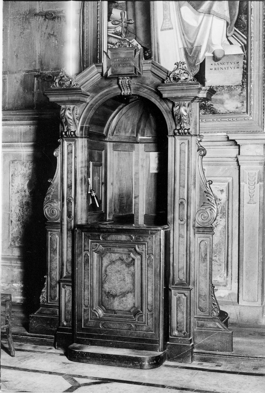 confessionale, opera isolata - bottega lombarda (sec. XIX)