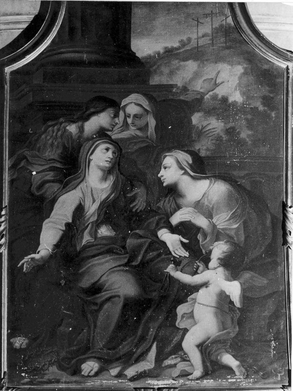 Madonna Addolorata (dipinto, opera isolata) di Maccagno Federico (attribuito) (seconda metà sec. XVII)