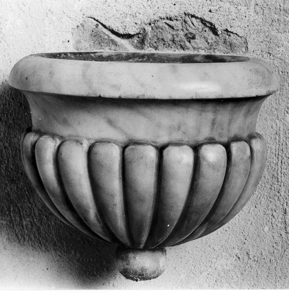 lavabo da sacrestia, opera isolata - bottega lombarda (fine/inizio secc. XVIII/ XIX)