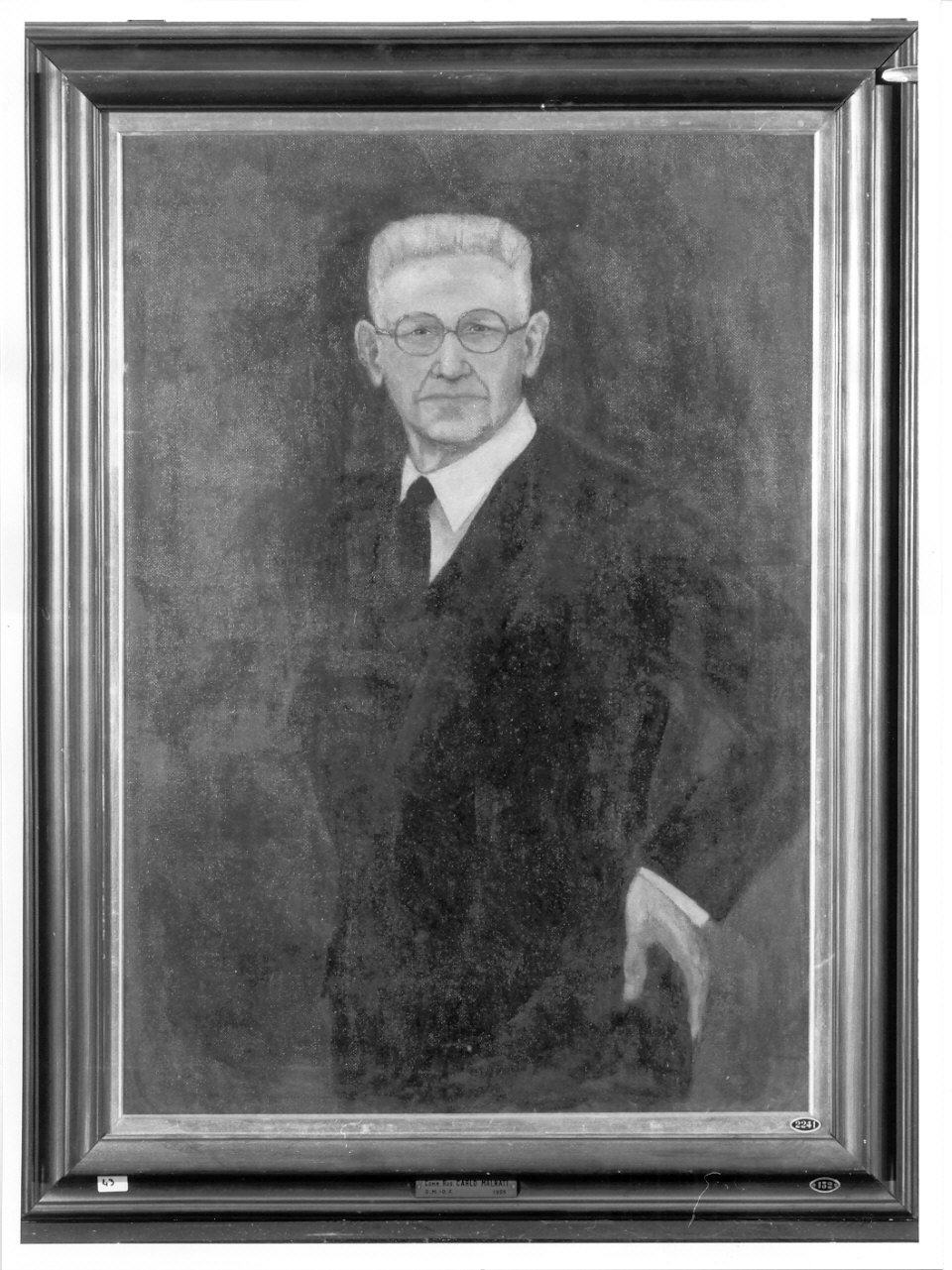 Ritratto di Carlo Malnati (dipinto, opera isolata) - ambito lombardo (sec. XX)