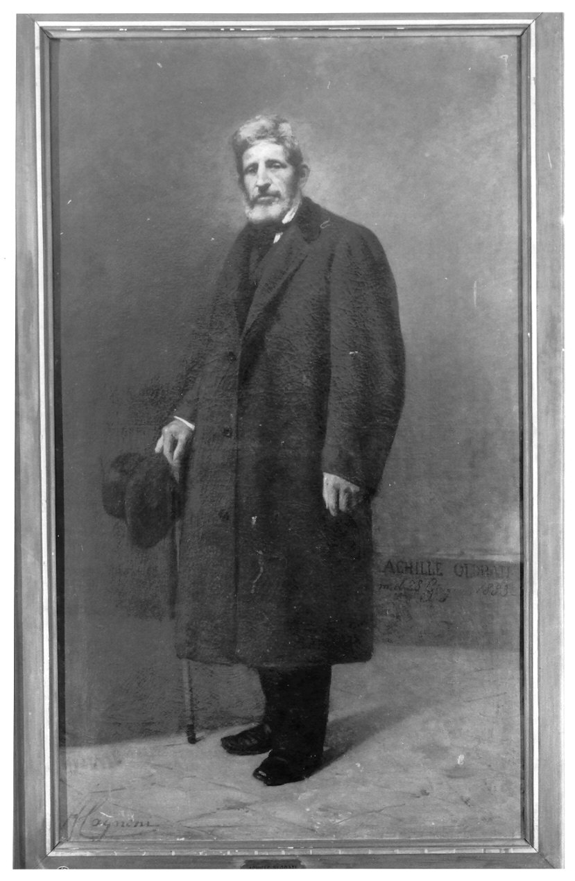 Ritratto di Achille Oldrati (dipinto, opera isolata) di Cagnoni Amero (sec. XIX)