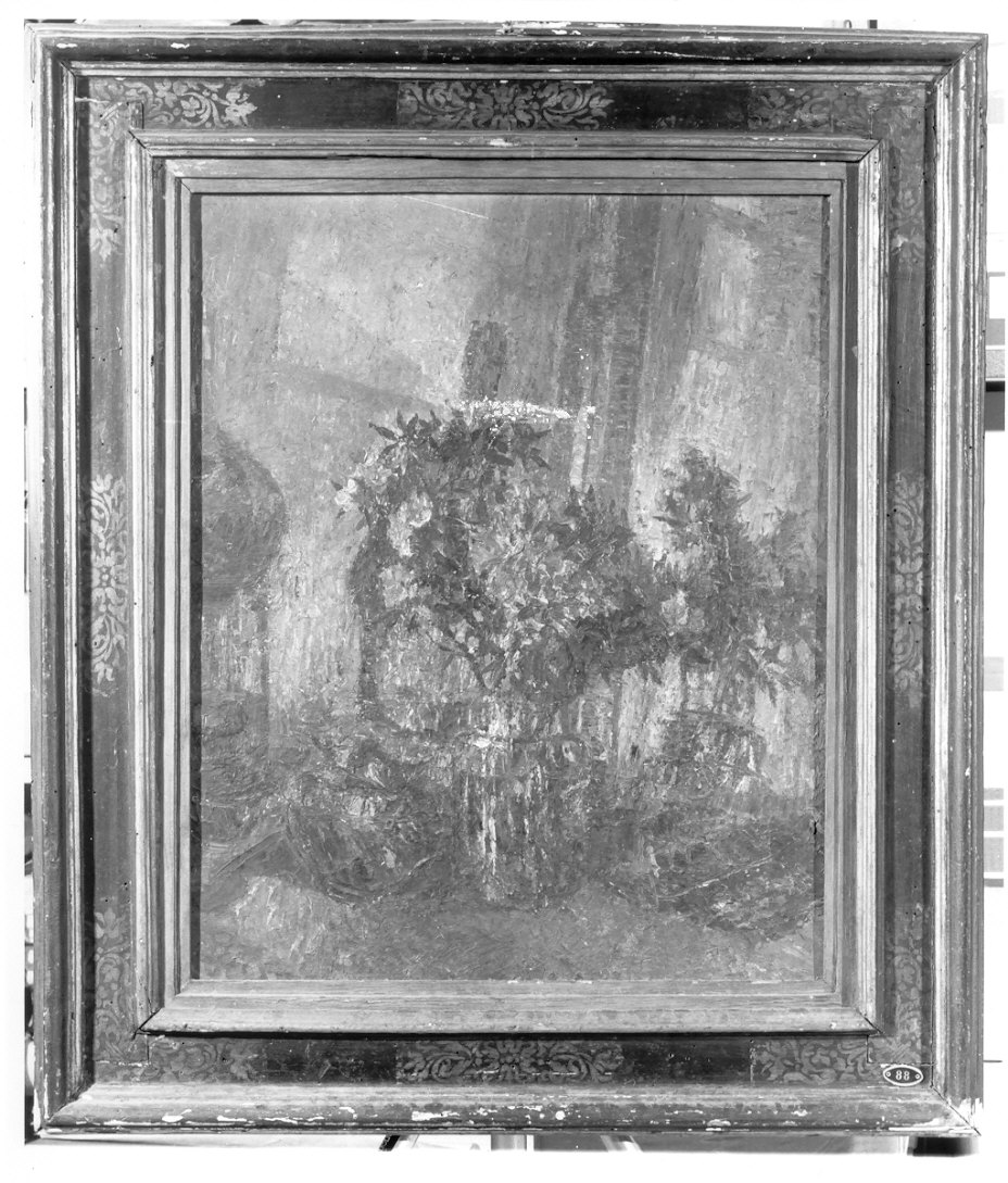 vaso di fiori (dipinto, opera isolata) di Vercesi (primo quarto sec. XX)