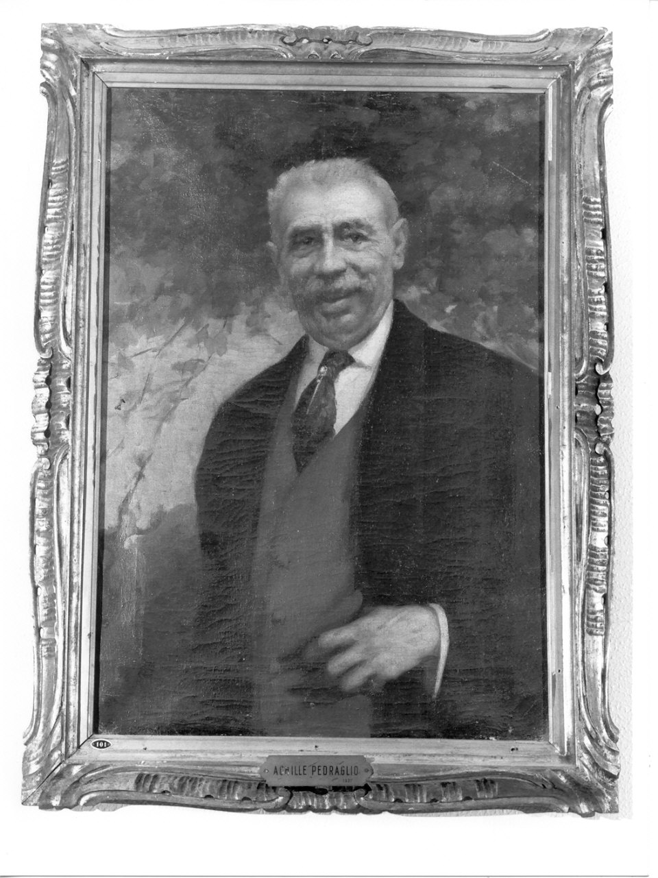 Ritratto di Achille Pedraglio (dipinto, opera isolata) - ambito lombardo (sec. XX)