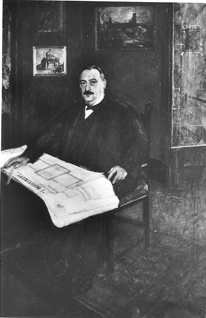 Ritratto d'uomo (dipinto, opera isolata) - ambito lombardo (secondo quarto sec. XX)