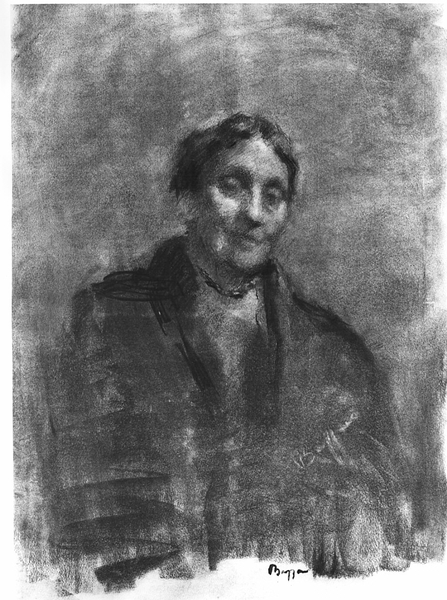 Ritratto di Teresa Vogliasso Duminelli (dipinto, opera isolata) di Bazzaro Ernesto (sec. XX)