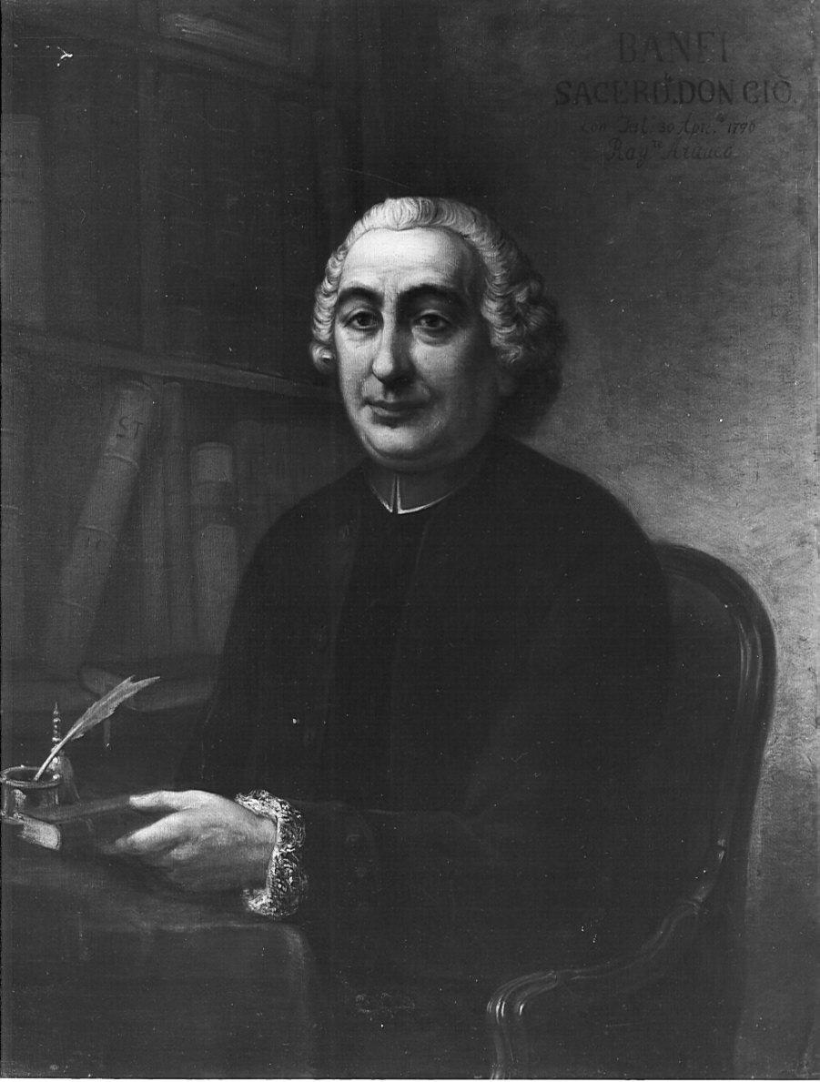 Ritratto di Giovanni Banfi (dipinto, opera isolata) di Buzzi Federico (sec. XIX)