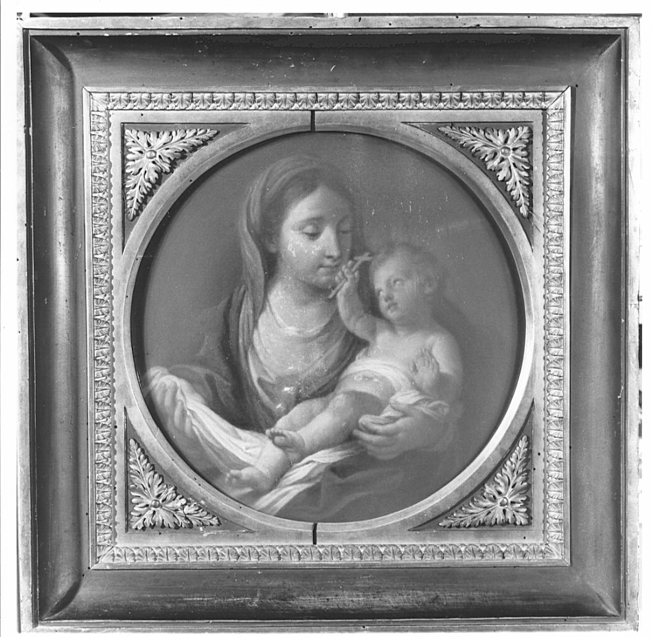 Madonna con Bambino (dipinto, opera isolata) - ambito lombardo (prima metà sec. XIX)