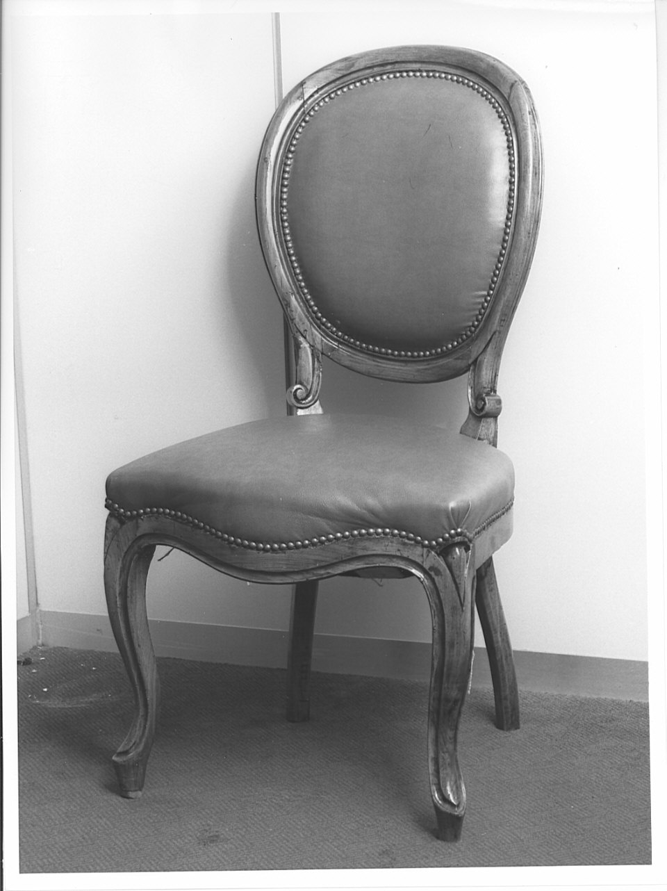 sedia, opera isolata - ambito lombardo (prima metà sec. XIX)