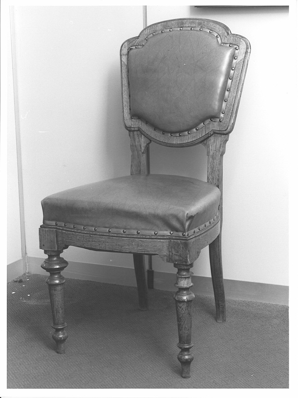 sedia, opera isolata - ambito lombardo (seconda metà sec. XIX)