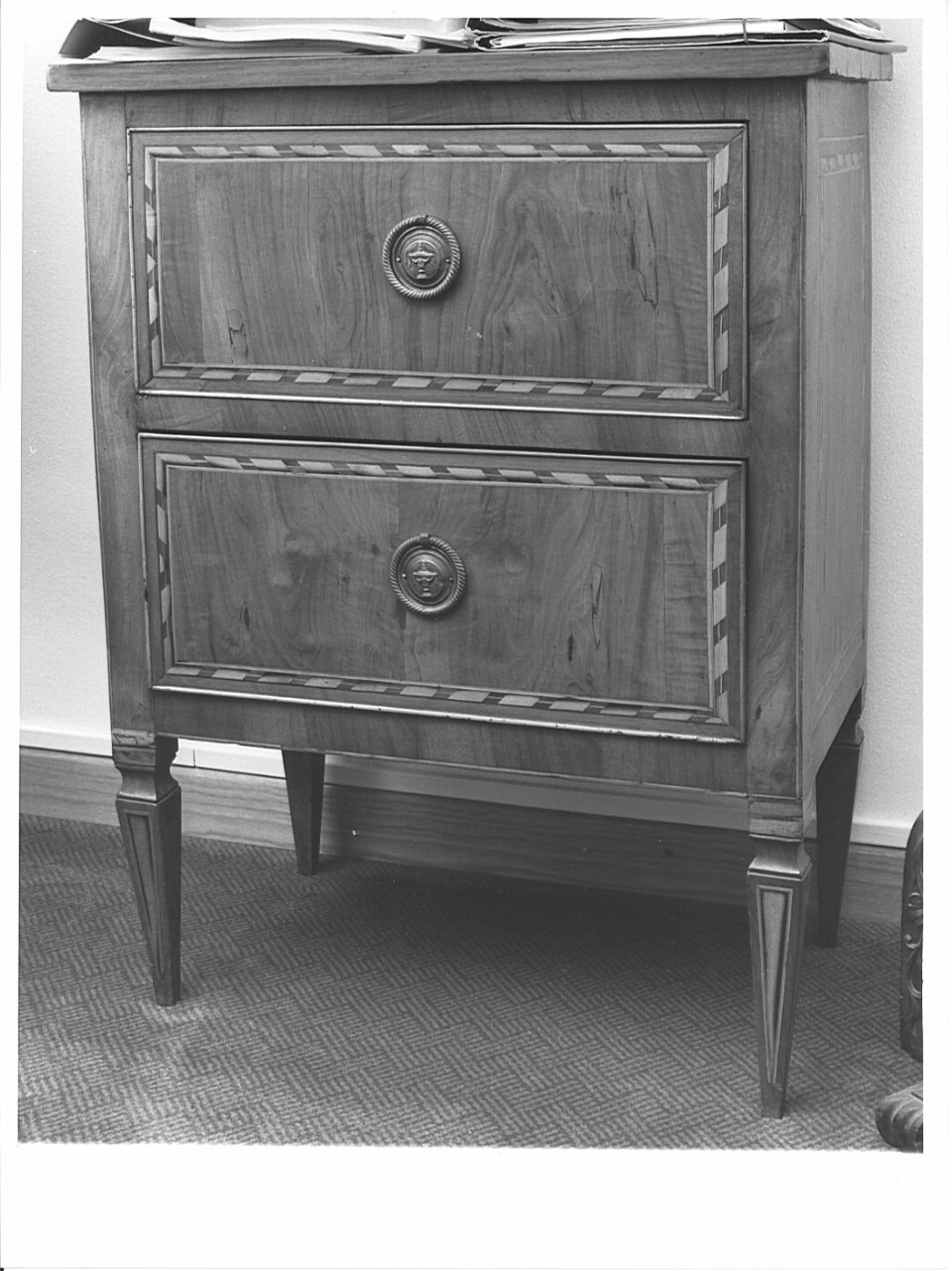 cassettone, opera isolata - ambito lombardo (seconda metà sec. XVIII)