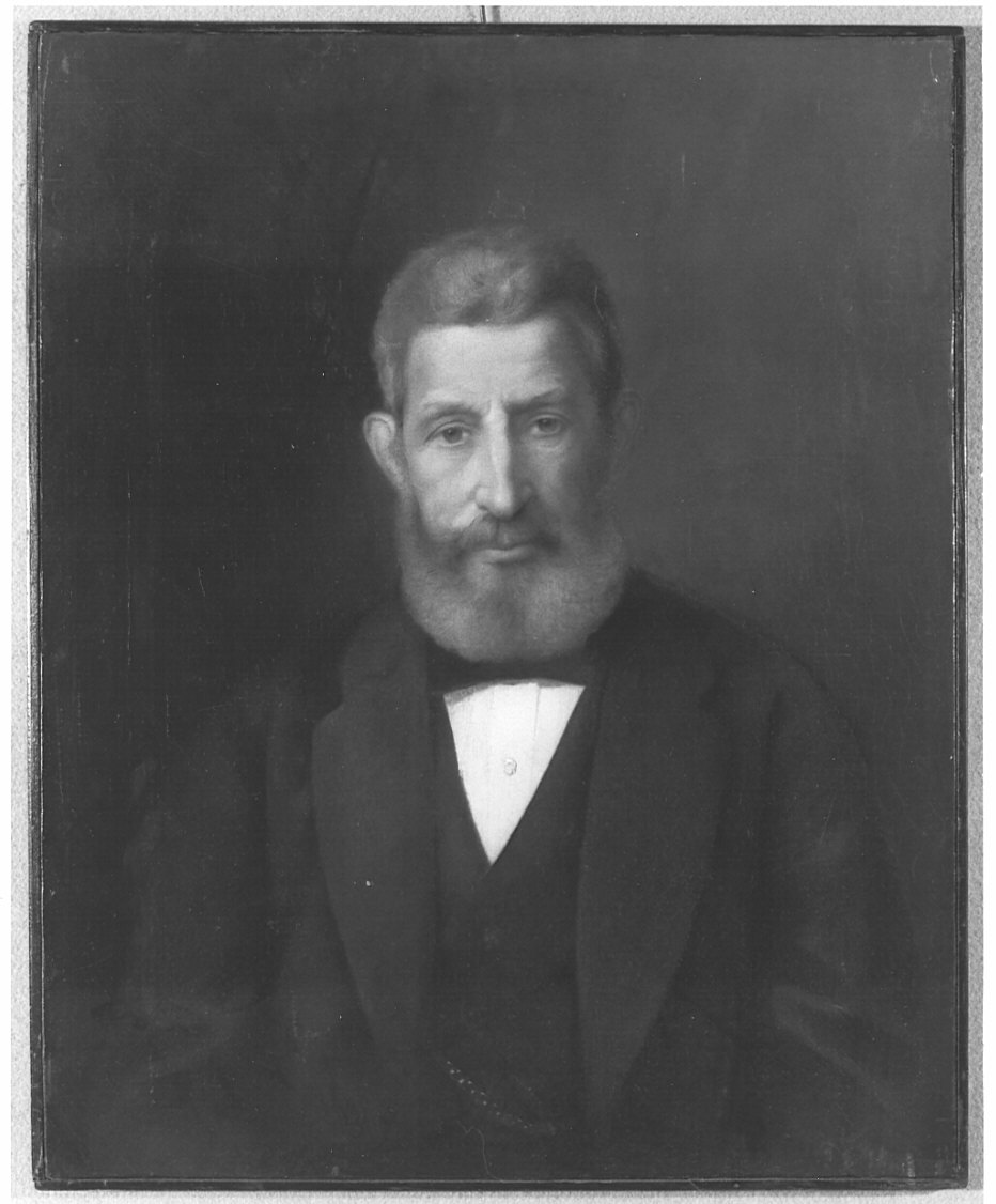 Ritratto d'uomo (dipinto, opera isolata) - ambito lombardo (ultimo quarto sec. XIX)