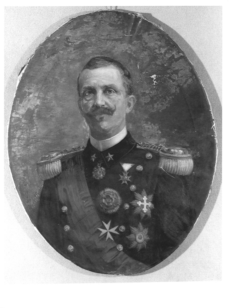 Ritratto di militare (dipinto, opera isolata) - ambito lombardo (primo quarto sec. XX)