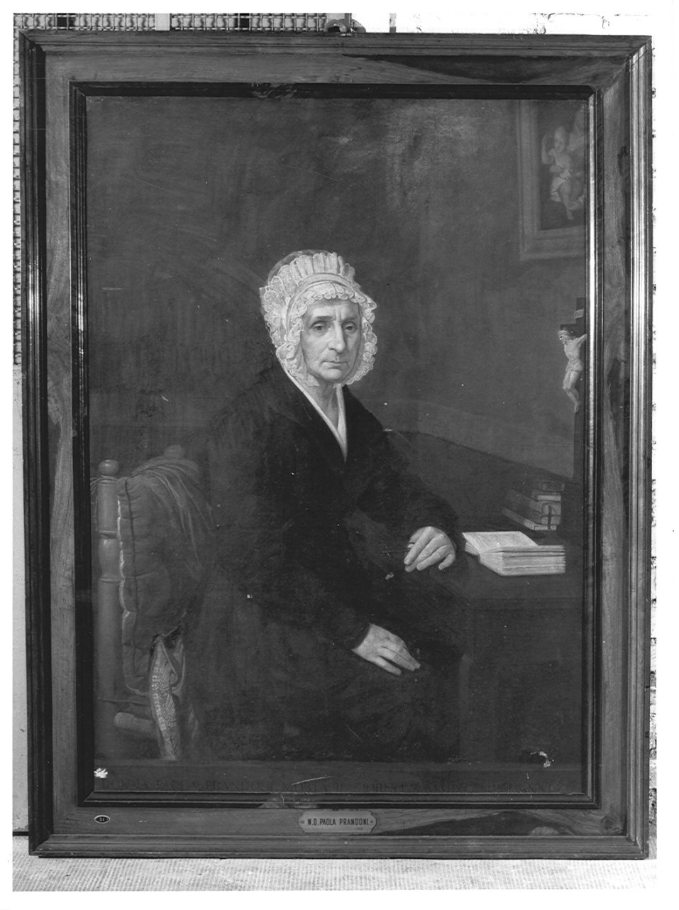 Ritratto di Paola Prandoni (dipinto, opera isolata) - ambito lombardo (sec. XIX)