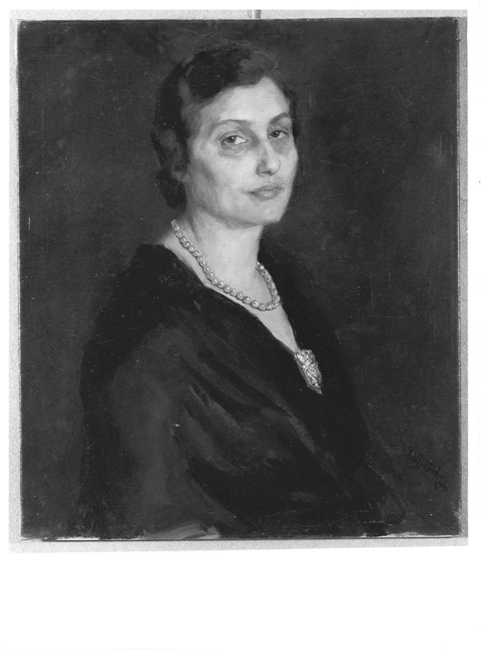 Ritratto femminile (dipinto, opera isolata) - ambito lombardo (sec. XX)