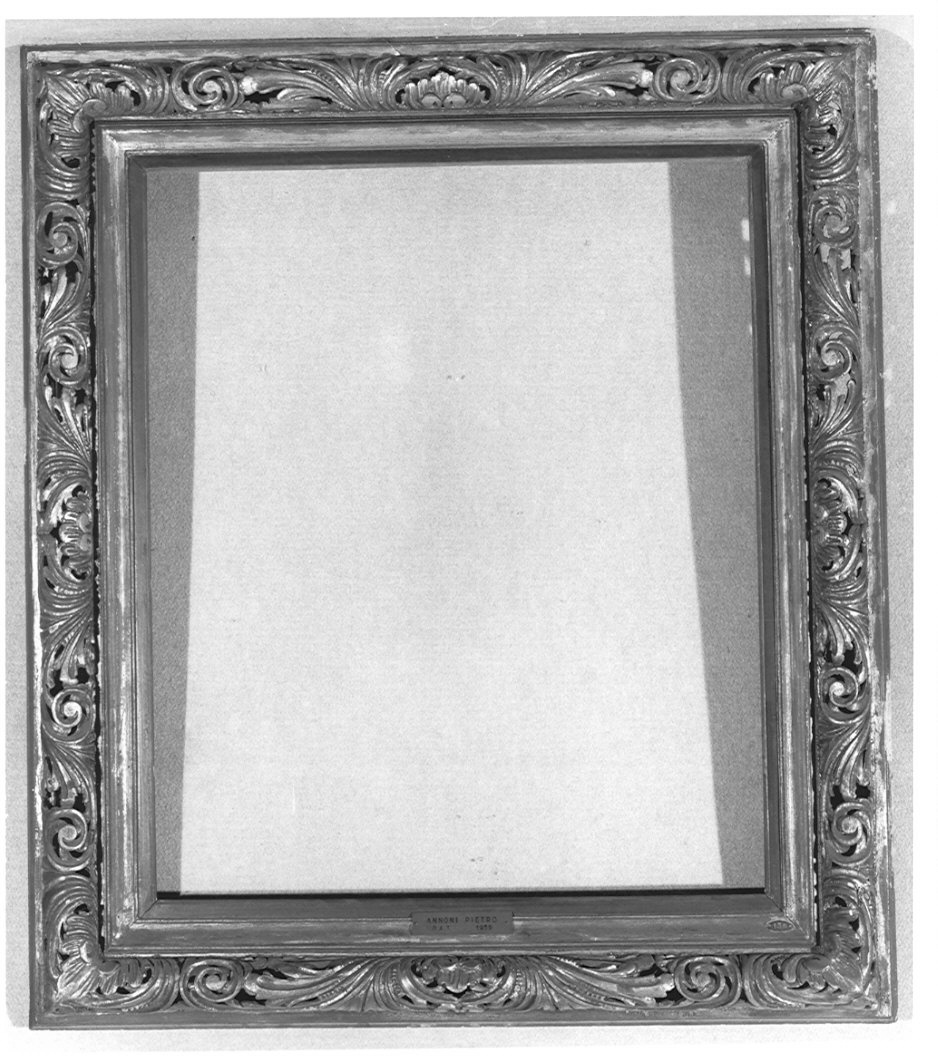 cornice di dipinto, opera isolata - ambito lombardo (seconda metà sec. XIX)