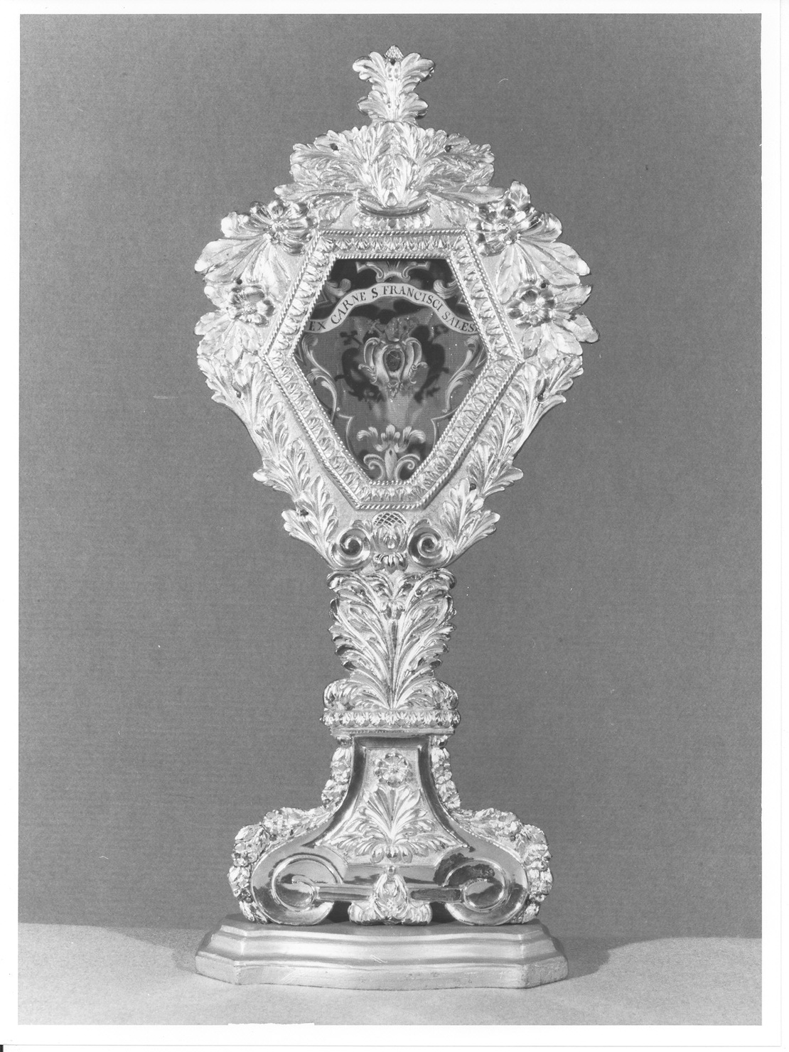 reliquiario-ostensorio, opera isolata - ambito lombardo (seconda metà sec. XVIII)