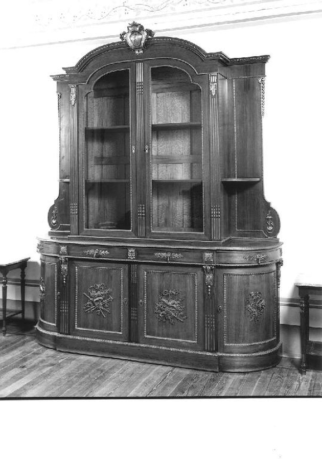 credenza con alzata, opera isolata - ambito francese (sec. XIX)