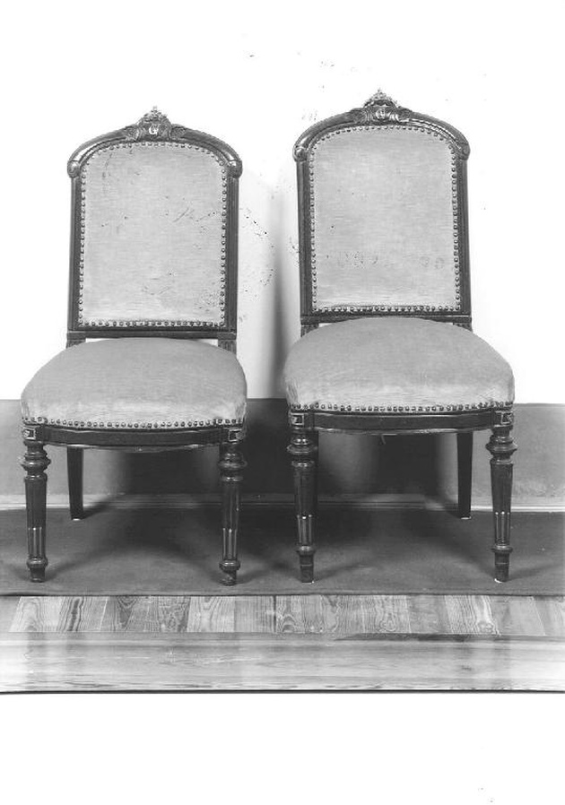 sedia, serie - ambito francese (sec. XIX)