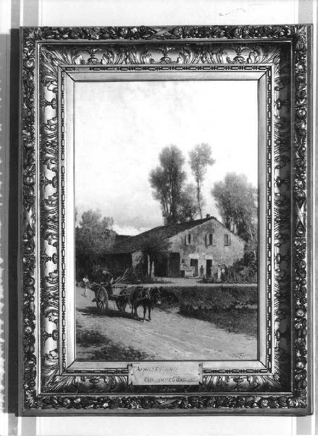 cornice di dipinto, opera isolata - produzione lombarda (ultimo quarto sec. XIX)