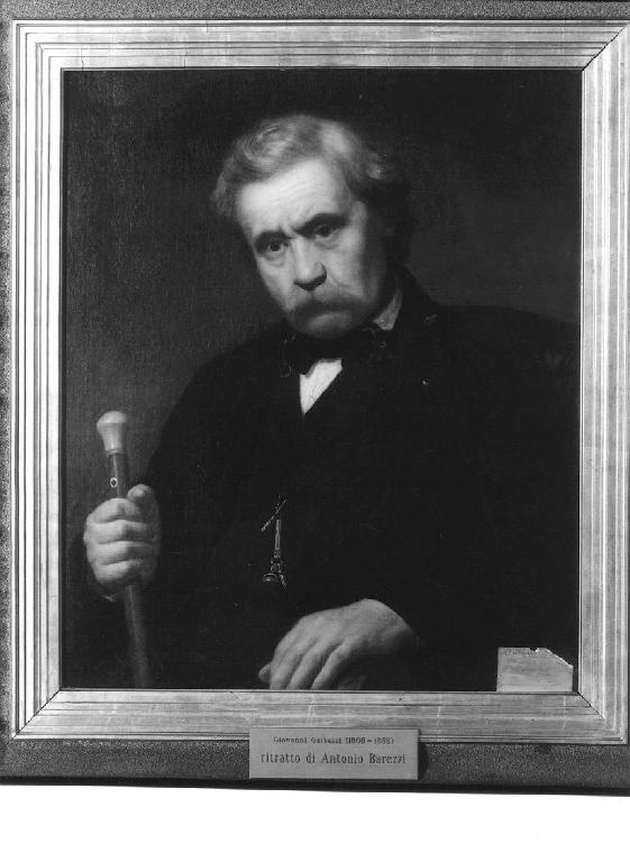 Ritratto di Antonio Barezzi, ritratto di Antonio Barezzi (dipinto, opera isolata) di Gaibazzi Giovanni (sec. XIX)