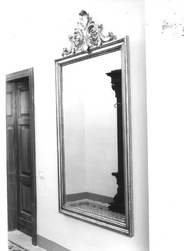 specchiera, opera isolata - manifattura italiana (seconda metà sec. XIX)