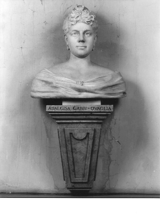 Busto di Adalgisa Gabbi Quaglia, busto di Adalgisa Gabbi Quaglia (busto, opera isolata) di Maretto G (sec. XX)