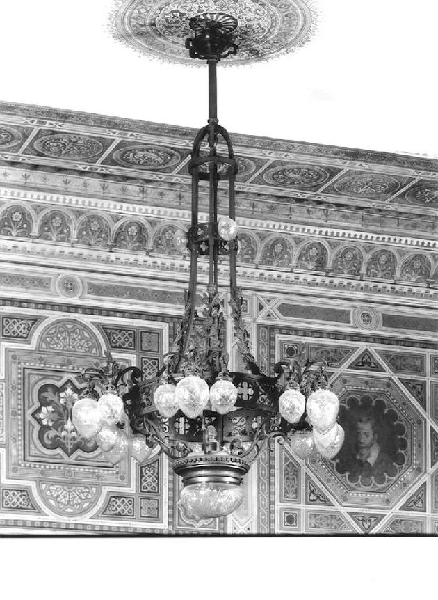 lampadario, serie - ambito lombardo (sec. XIX)