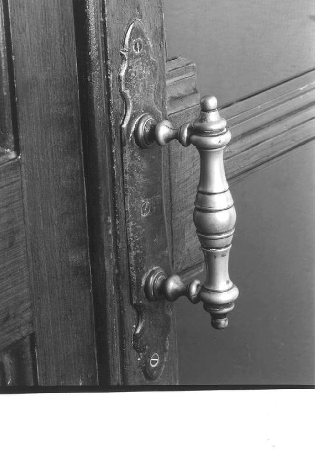 maniglia di porta, opera isolata - ambito lombardo (sec. XX)