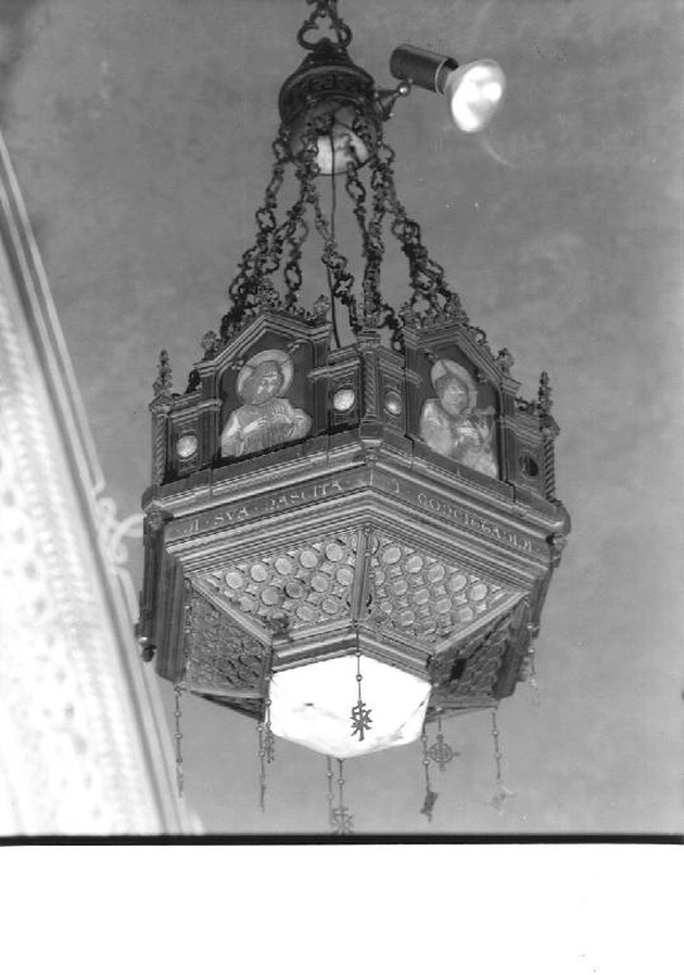 lampada pensile, opera isolata - ambito Italia centro-settentrionale (sec. XX)