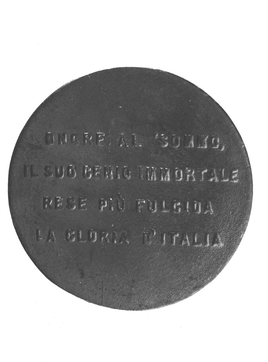 ritratto di Giuseppe Verdi, ritratto di Giuseppe Verdi (medaglia, opera isolata) di Michelassi Enrico (sec. XX)