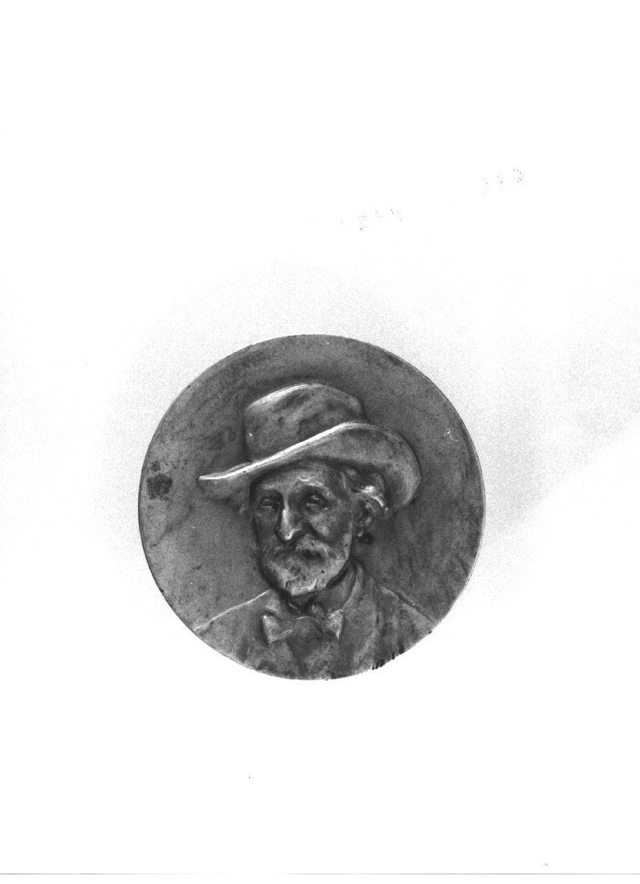 ritratto di Giuseppe Verdi, ritratto di Giuseppe Verdi (medaglia, opera isolata) - produzione italiana (sec. XX)