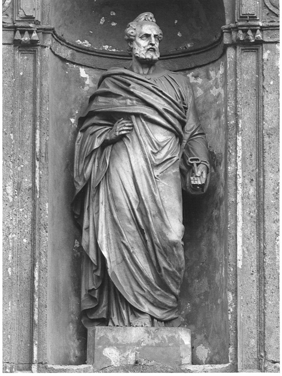 San Pietro Apostolo (statua, opera isolata) di Somaini Francesco (attribuito) (sec. XIX)