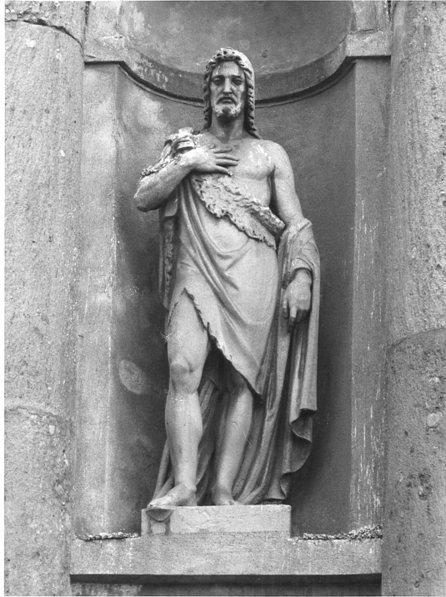 San Giovanni Battista (statua, opera isolata) di Scorzini Luigi (attribuito) (prima metà sec. XIX)