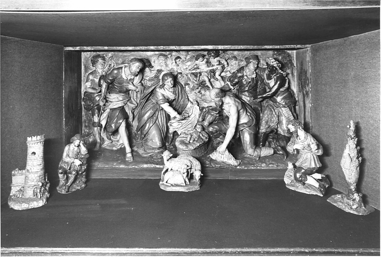 adorazione dei pastori (presepio, insieme) - bottega lombarda (sec. XVIII)
