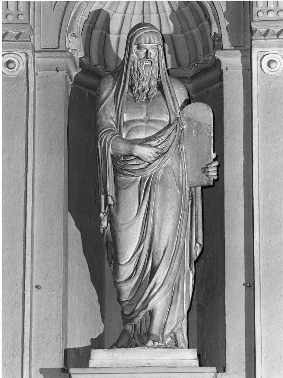 Ezechiele (statua, opera isolata) - bottega lombarda (sec. XIX)