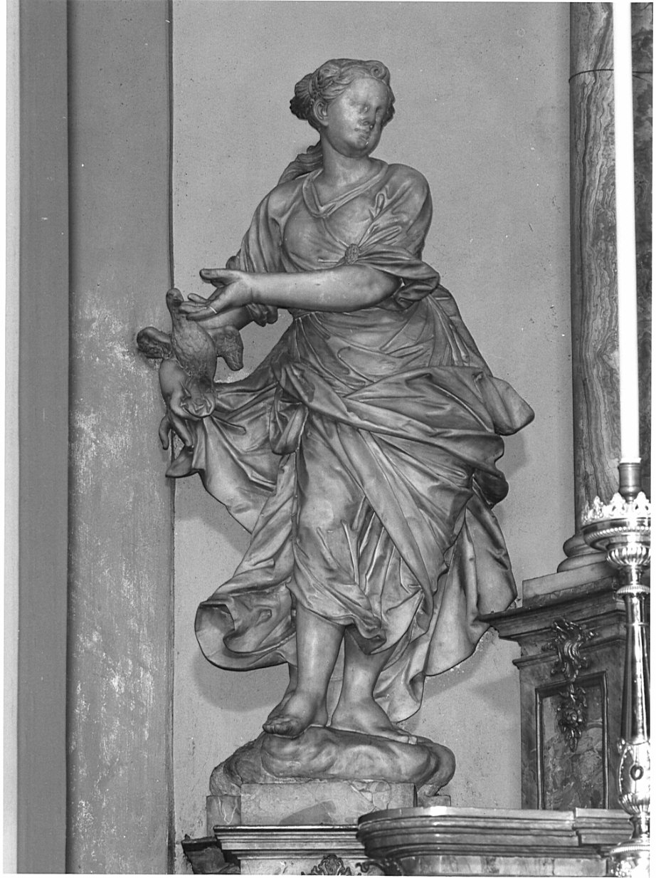 Castità (statua, elemento d'insieme) di De Paoli Ambrogio (attribuito) (sec. XVIII)