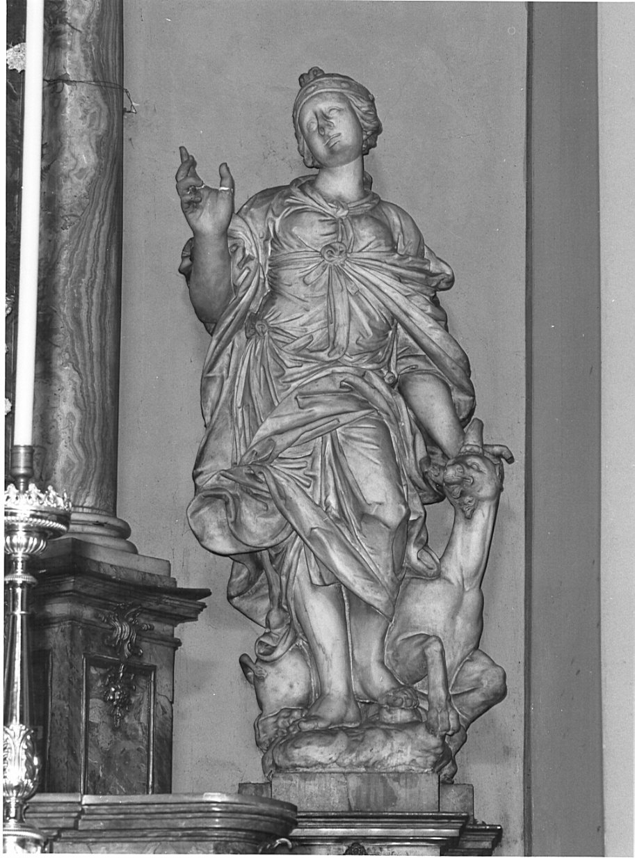 Purezza (statua, elemento d'insieme) di De Paoli Ambrogio (attribuito) (sec. XVIII)