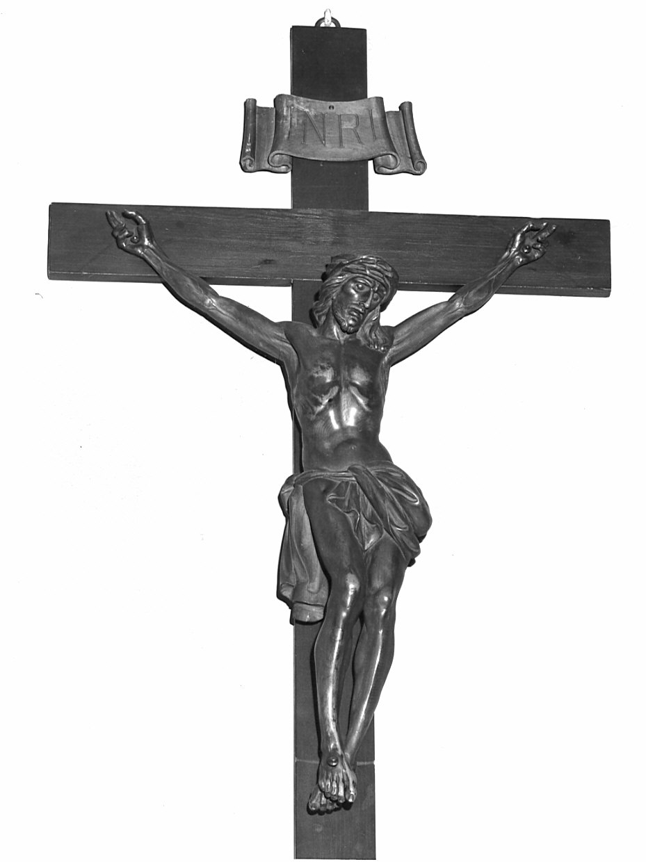 Cristo crocifisso (crocifisso, opera isolata) - bottega italiana (sec. XVIII)