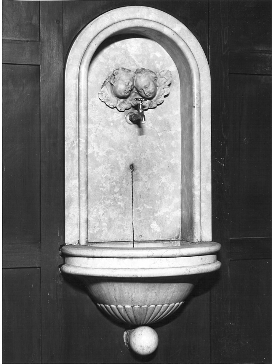 lavabo - a parete, opera isolata - bottega lombarda (sec. XIX)