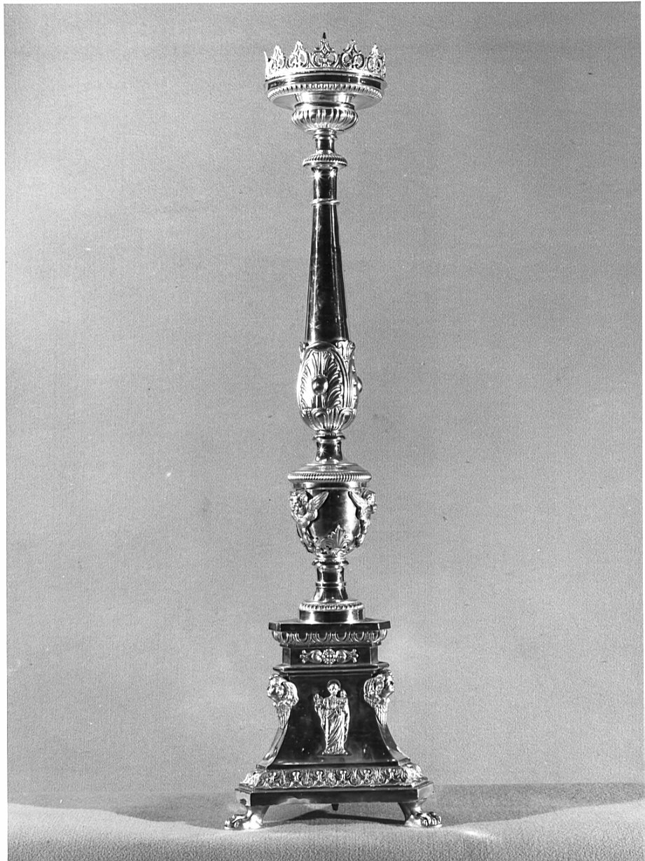 candeliere, serie - bottega italiana (sec. XIX)