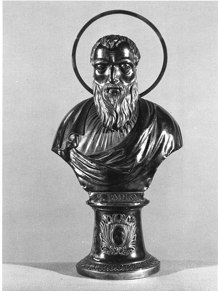 San Paolo Apostolo (reliquiario - a busto, opera isolata) - bottega lombarda (sec. XIX)