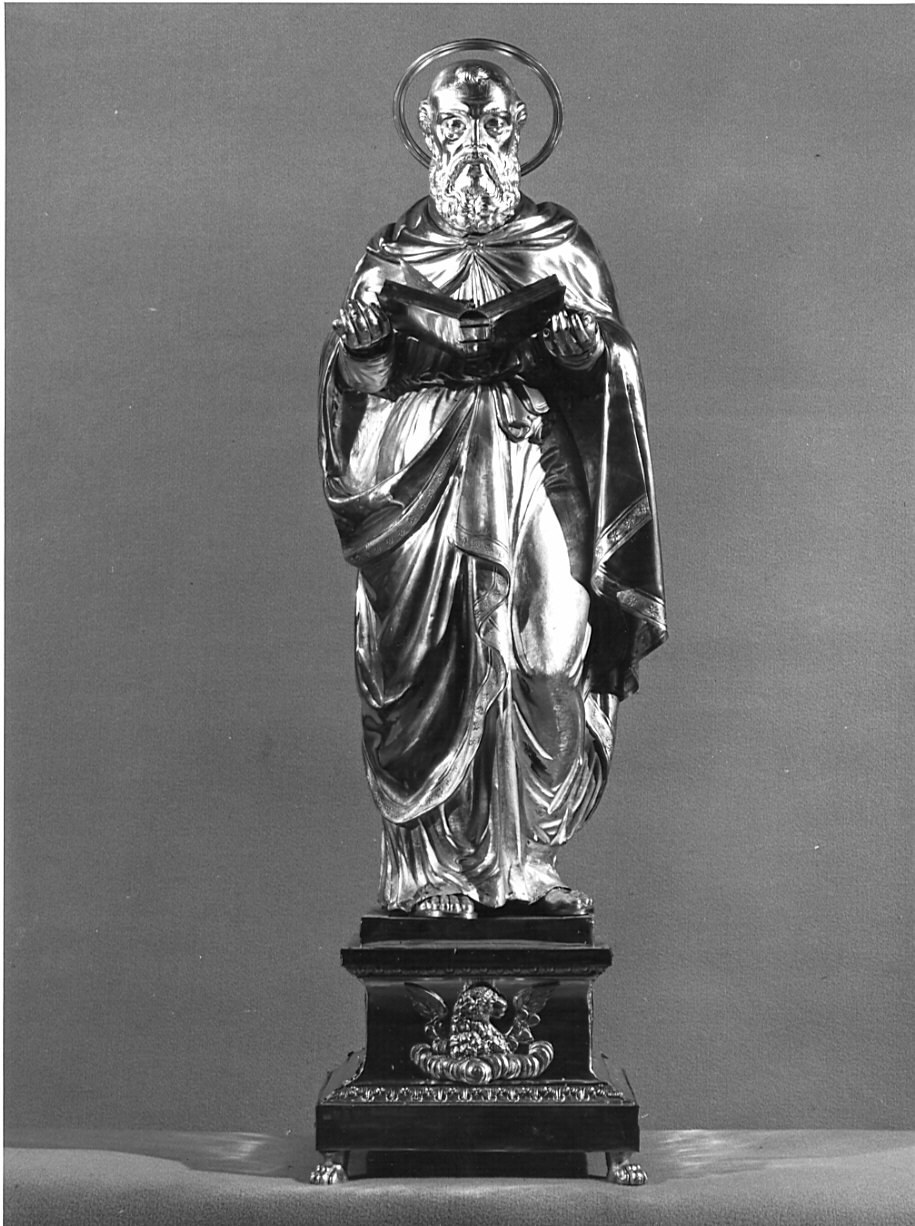San Marco Evangelista (reliquiario - a statua, opera isolata) - bottega italiana (sec. XIX)