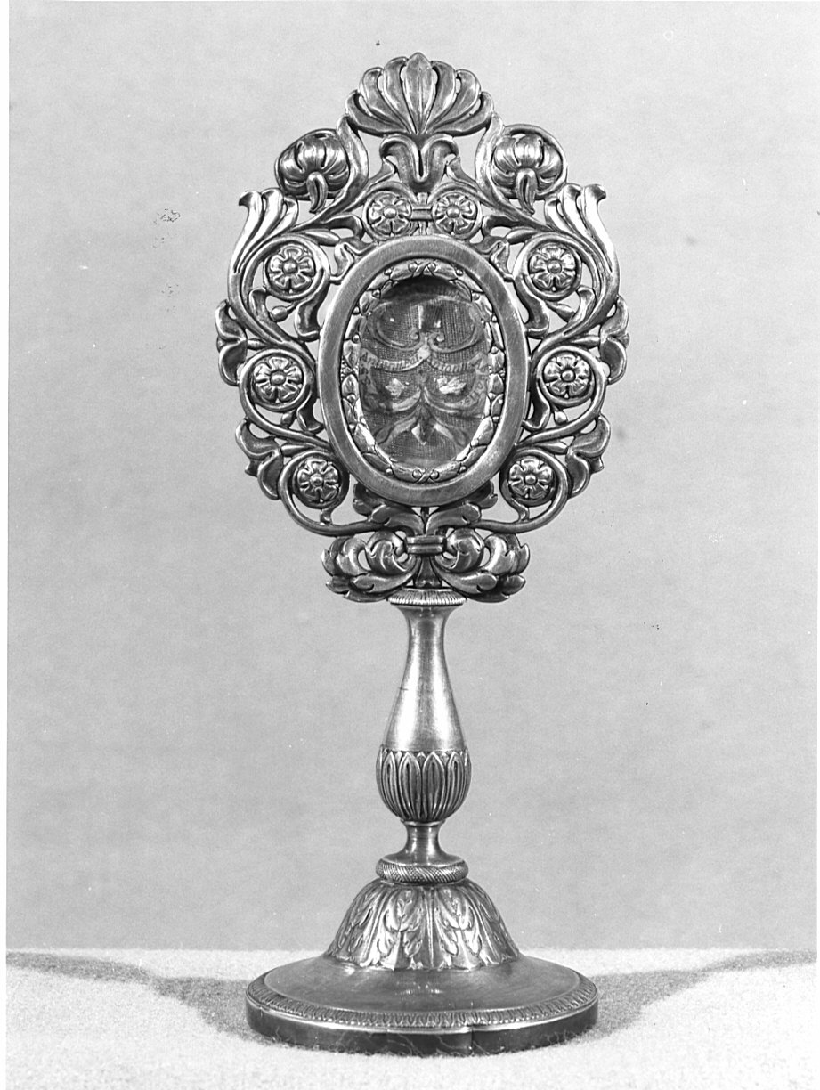 reliquiario - a ostensorio, opera isolata - bottega milanese (sec. XIX)