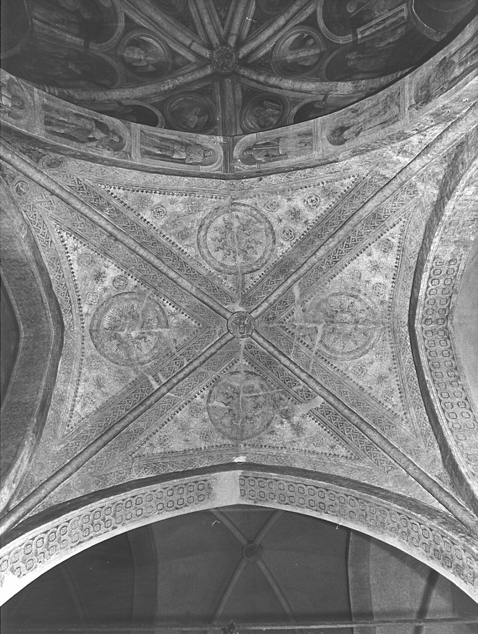 elementi decorativi (decorazione pittorica, complesso decorativo) - ambito lombardo (sec. XV)