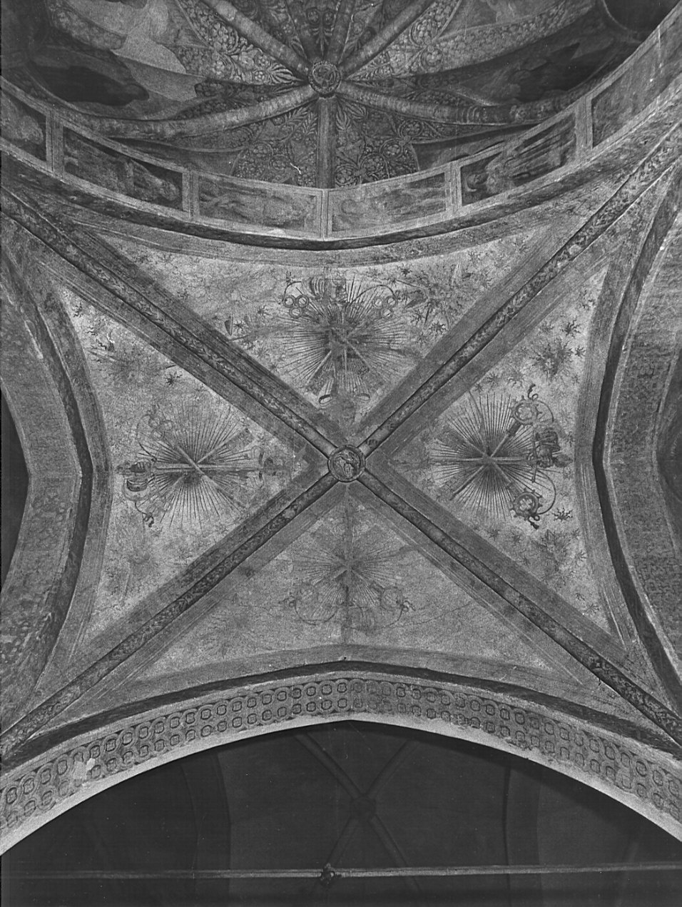 elementi decorativi (decorazione pittorica, complesso decorativo) - ambito lombardo (sec. XV)